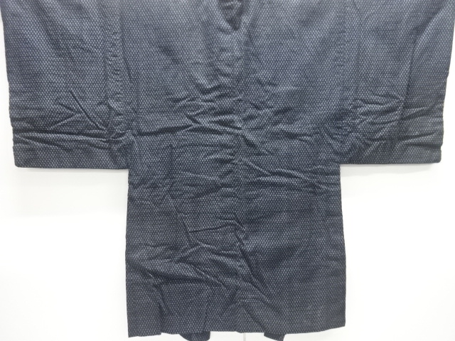 JAPANESE KIMONO / ANTIQUE MENS HAORI / COTTON / KURUME SHOSEI KASURI